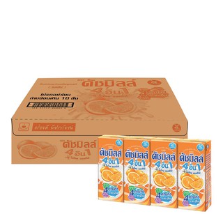 ดัชมิลล์ นมUHT โยเกิร์ตพร้อมดื่ม รสส้ม 180 มล. 48 กล่อง Dutchmill UHT milk yoghurt drink orange flavor 180 ml. 48 boxes.