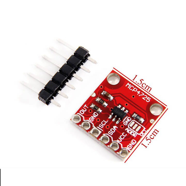 โมดูลแปลง DAC CJMCU-MCP4725 พร้อมการสื่อสาร I2C- DD8