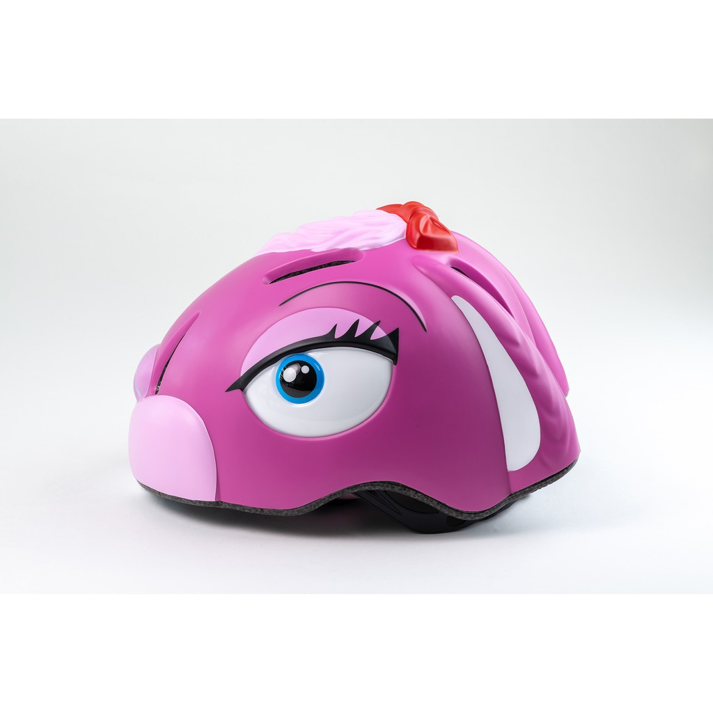 Crazy Stuff หมวกกันน็อคจักรยานสำหรับเด็ก ลายกระต่ายชมพู Pink Bunny (49-55 cm.)