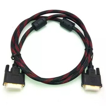 SALE สายจอ DVI to DVI 24+5 ยาว 1.5m สายถัก #คำค้นหาเพิ่มเติม HDMI Switch Adapter Network HDMI สายสัญญาณ