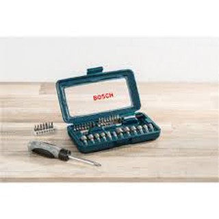 BOSCH ชุดไขควงมือ Screwdriver Set 46 ชิ้น รหัส 2607017399 (รุ่นใหม่ กล่องสีน้ำเงิน)