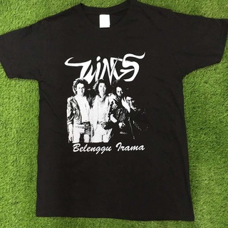 เสื้อยืด พิมพ์ลายวงร็อค Wings Belenggu irama คุณภาพสูง # Fender Ibanez Gibson Guitar Metallica Cromok ผ้าฝ้าย 100% สีดํา