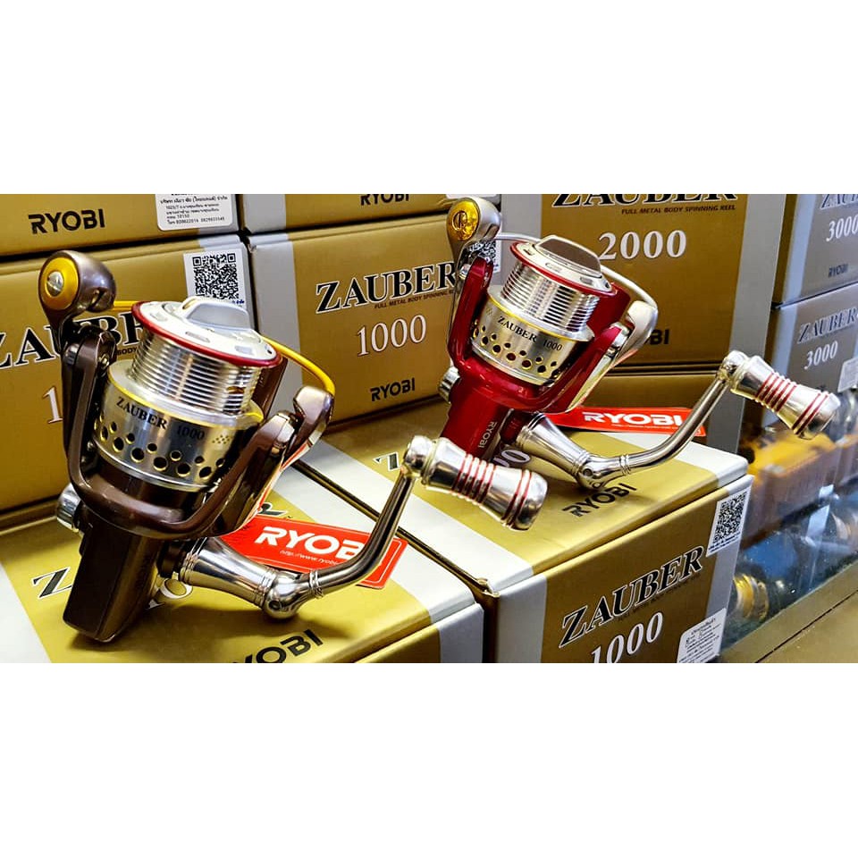 รอก RYOBI ZAUBER 👍มีของแถม และมีถุงรอกแถมให้ รอกเรียวบิ เซาร์เบอร์ เรียวโอบิ รอกตกปลา