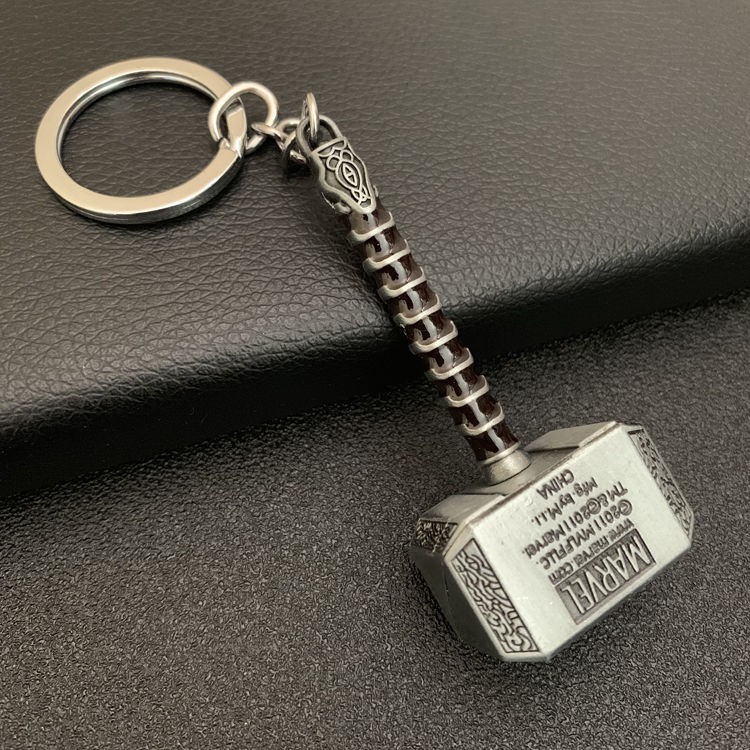 Avengers 4 Metal Captain America Keychain Quake Car Pendant Iron Man ...