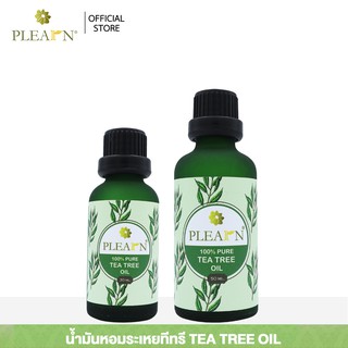 PLEARN น้ำมันหอมระเหย 100% กลิ่นทีทรี TEA TREE Essential Oil ใช้กับเครื่องพ่นอโรม่า เตาอโรม่า ผสมน้ำมันนวด ทำสเปรย์