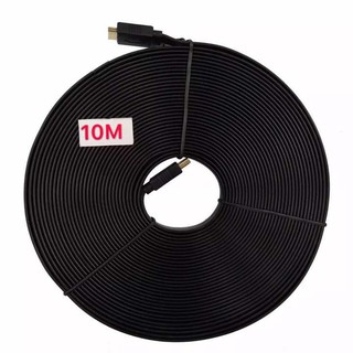 สาย HDMI 10 เมตร v1.4 แบบแบน (Black) (0624)