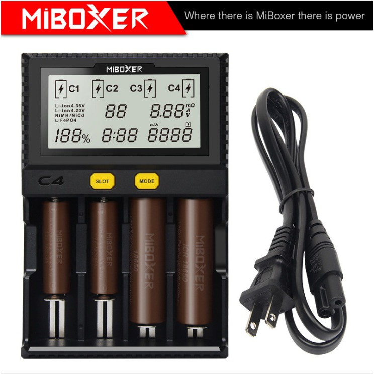 เครื่องขาร์จแบตเตอรี่ C4 Miboxer Battery Charger