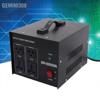 Gemini308 หม้อแปลงไฟฟ้า ทองแดง แบบพกพา อเนกประสงค์ 110V 220V 3000W