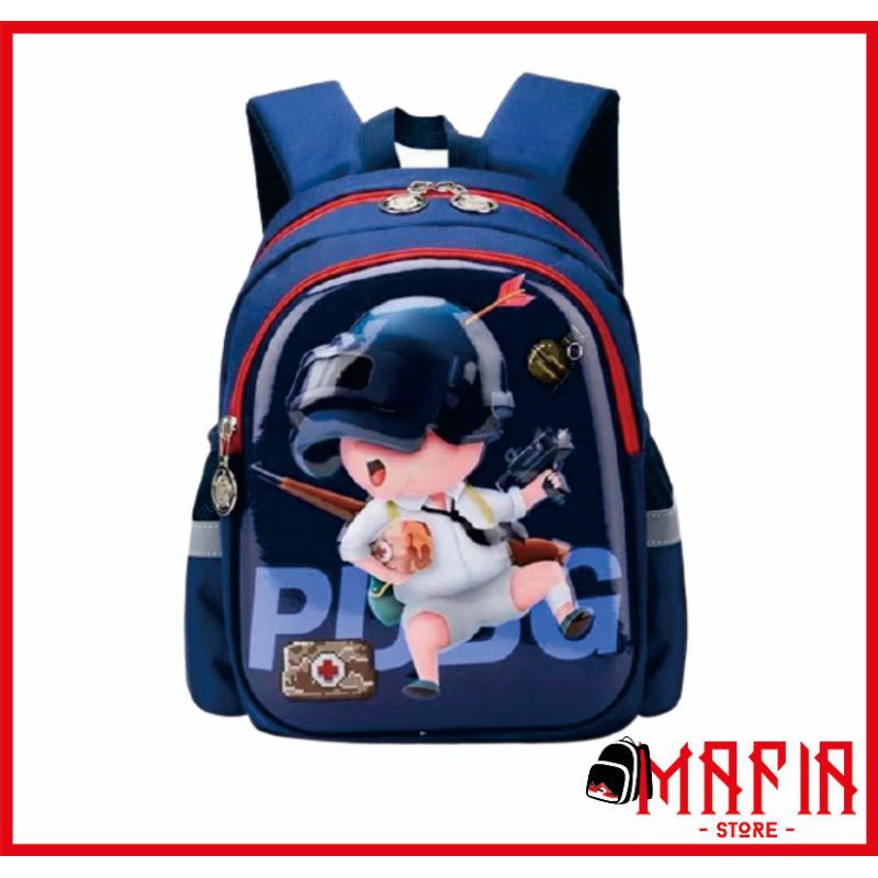 กระเป๋าเป้สะพายหลัง Pubg BOY BOY MOBILE LEGEND FF PG PAUD สําหรับเด็กประถม