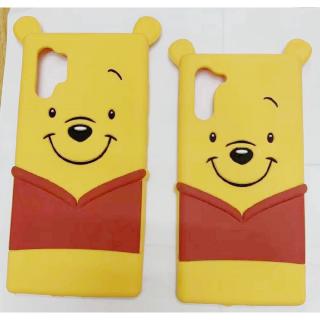 Samsung Galaxy Note 10 / Samsung Note 10+ Plus Winnie the Pooh Case 3D Cute Cartoon Soft Silicone Rubber Cover เคสโทรศัพท์ซิลิโคนพิมพ์ลายการ์ตูน winnie the pooh 3 มิติสําหรับ