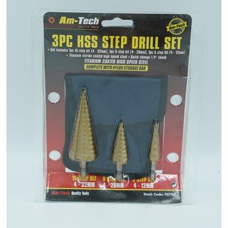 Step Drill ดอกสว่านทรงเจดีย์ ดอกเจดีย์