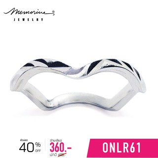 Memorine Jewelry แหวนเงินแท้ 925 : ONLR61