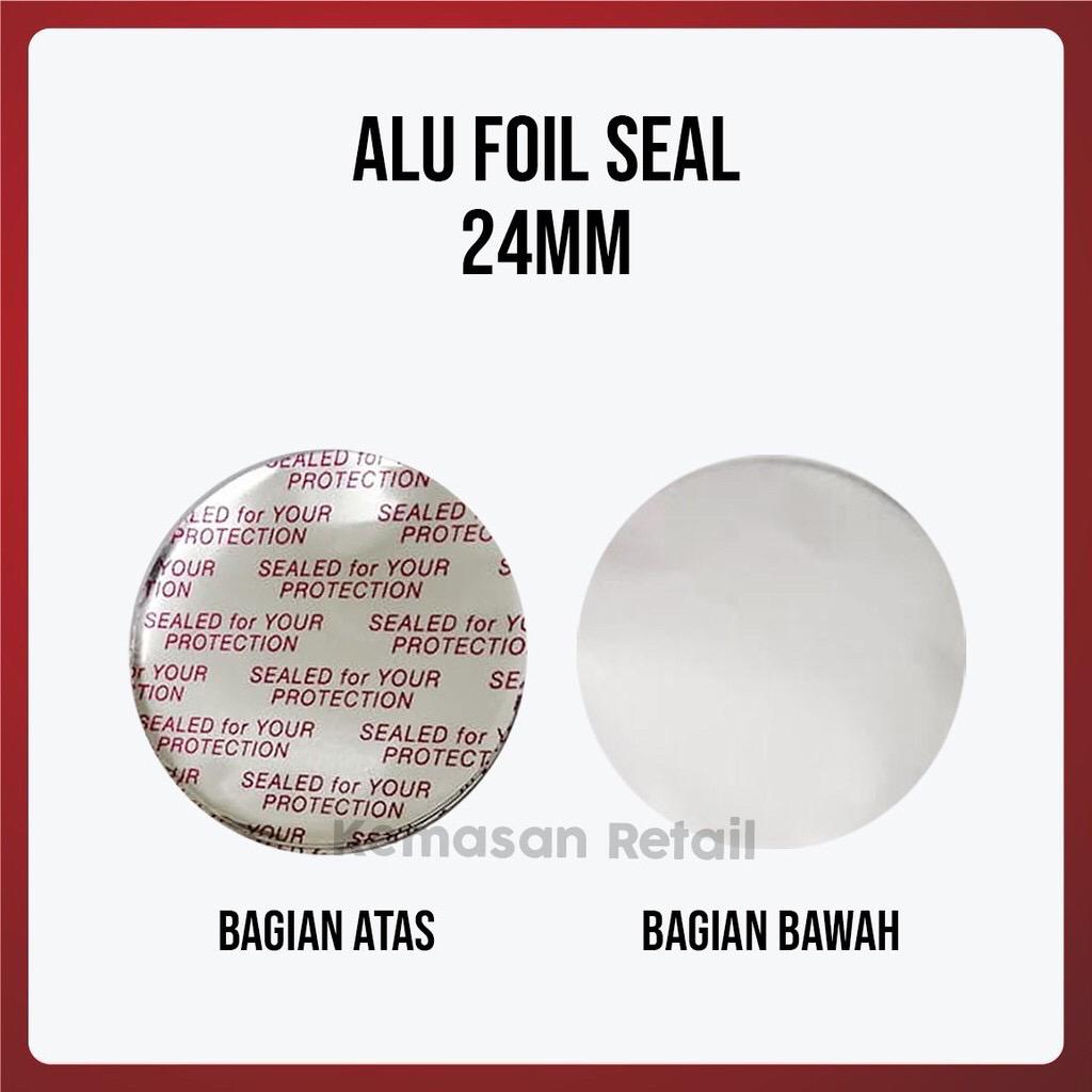ซีลขวดขวดถ้วยเหนี่ยวนําอลูมิเนียมฟอยล์ (24 มม.) | JAYA GEMILANG PACKAGING