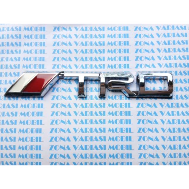 สัญลักษณ์ TRD TRD JDM Flag / โลโก้ TRD Chrome Krum