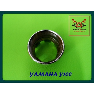 YAMAHA Y100 PIPE THREAD "CHROME" (1 PC.) // เกลียวกลางท่อ YAMAHA Y100 ชุบโครเมี่ยม สินค้าคุณภาพดี