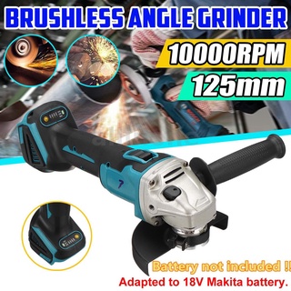 เครื่องเจียรไฟฟ้า 800W 125 มม. แบบเปลี่ยน สําหรับแบตเตอรี่ Makita 18V