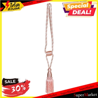 สายรวบม่าน HOME L&amp;S JTB4-2 สีชมพู อุปกรณ์รางม่าน CURTAIN TIEBACK HOME L&amp;S JTB4-2 PINK