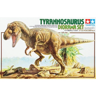 1/35 Tyrannosaurus Dioramaset ไดโนเสาร์ Tamiya #60102