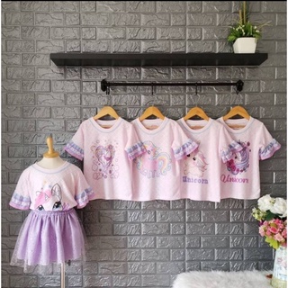 เสื้อยืดแฟชั่นเด็กหญิงssss🎀sss🎀ss🎀s🎀F4-10ปี🦄พร้อมส่ง