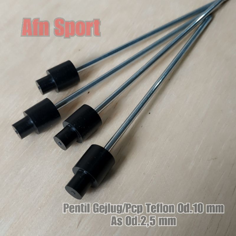 Putih HITAM Gejlug/pcp วาล์วเทฟลอน รุ่นแบน สีดํา/ขาว as.2.5mm