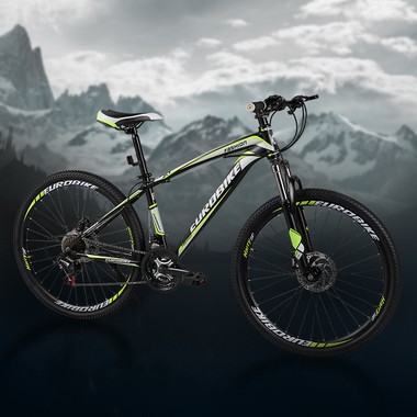 จักรยานเสือภูเขา โครงคาร์บอน EUROBIKE X1 เกียร์ 21 สปีด ล้อ 26 นิ้ว Mountain Bike