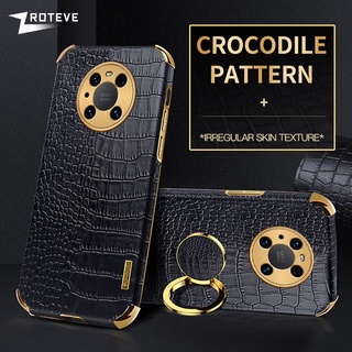 เคสซิลิโคนนิ่ม หนัง PU พร้อมแหวนตั้ง กันกระแทก สําหรับ Huawei Mate40 Pro Huawei Mate 50 40 30 20 Pro Plus Mate30 Mate20 Mate50