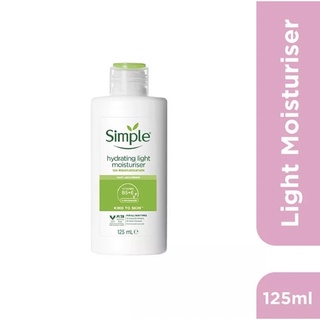 [Exp.10/6/2025]ซิมเพิล Simple hydrating light moisturiser 125ml.