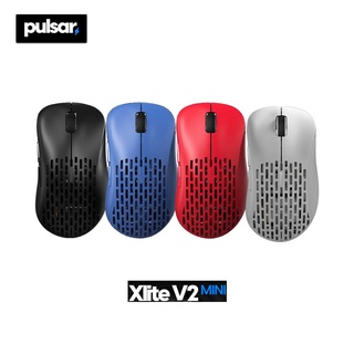 Pulsar Xlite V2 mini Wireless Gaming Mouse เมาส์เกมมิ่งไร้สายดีไซน์สำหรับใช้งานมือขวาโดยเฉพาะ รับประกันสินค้า 2 ปี