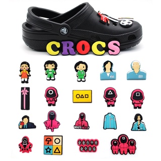 ใหม่ จี้รูปปลาหมึก วัสดุ PVC สไตล์เกาหลี สําหรับตกแต่งรองเท้าแตะ Crocs DIY