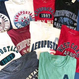 AEROPOSTALE เสื้อยืด ผ้าฝ้าย 100% สําหรับผู้ชาย