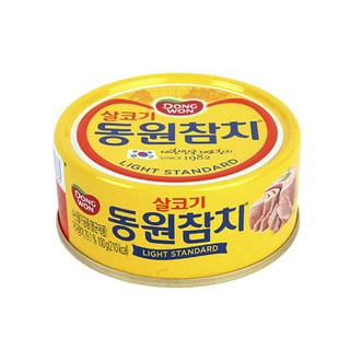 ทูน่ากระป๋องเกาหลี ดงวอน dongwon tuna mild original 마일드 참치