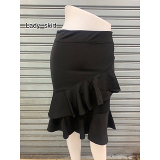 🔥กระโปรงทำงานทรงหางปลา 2ชั้น ยาว22นิ้ว *มีไซส์ -S-XL‼️