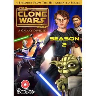 Star Wars The Clone wars Season 2 [เสียง อังกฤษ ซับ ไทย] DVD 4 แผ่น