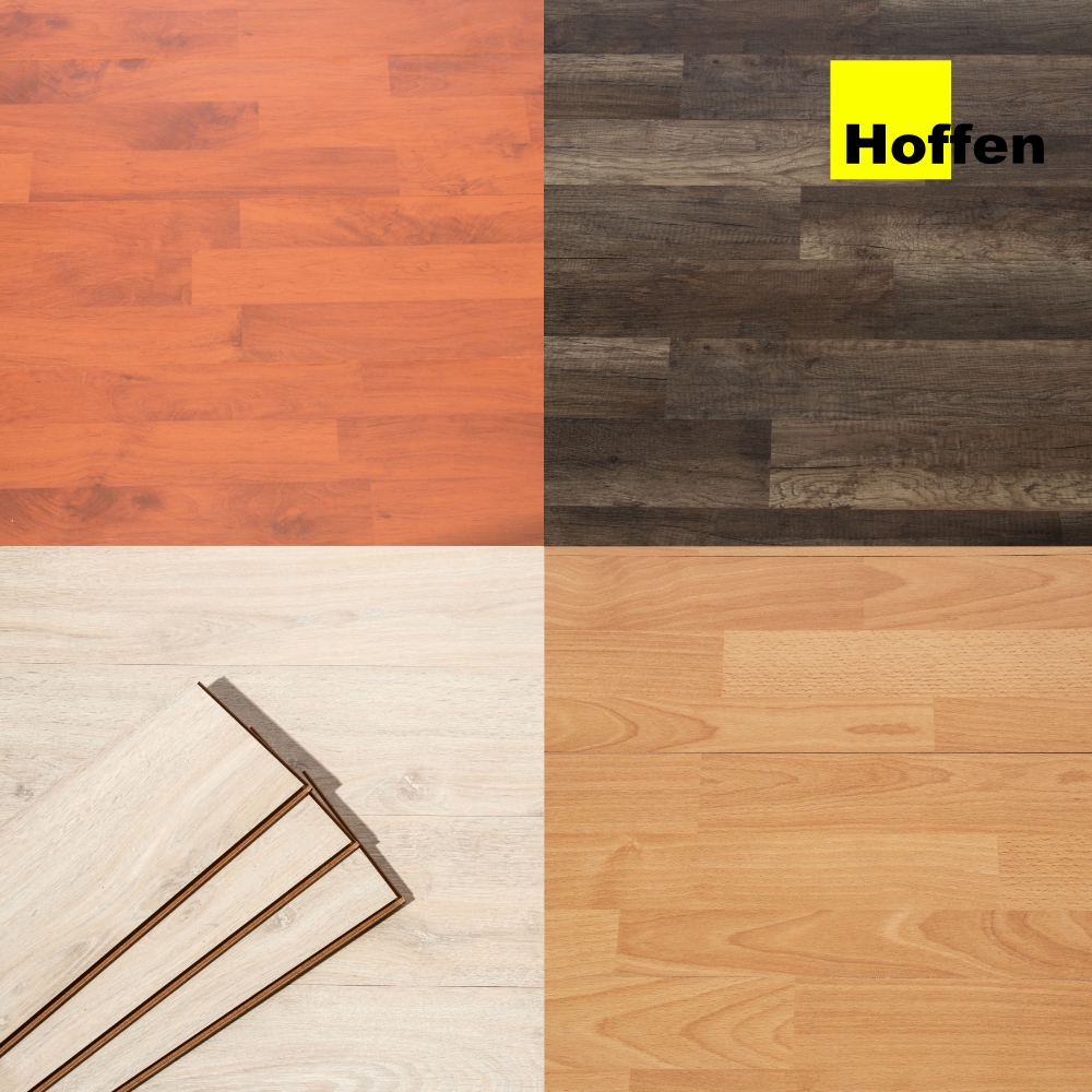 HOFFEN พื้นไม้ลามิเนต 12 มม. สีไม้ธรรมชาติ ขนาด 1.63 ตรม./กล่อง