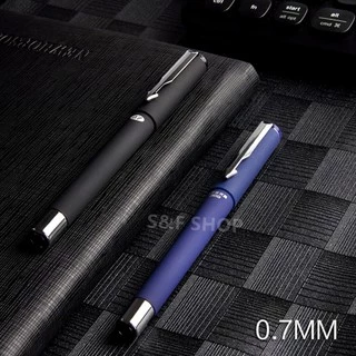 ปากกาเจล ขนาดเส้น 0.7mm รุ่นW-369 หมึกสีน้ำเงิน /ดำ แบบมีปลอกด้ามยาง (ราคาต่อด้าม) #เครื่องเขียน#ด้ามยาง#ขายส่ง