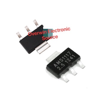 AMS1117-2.5 IC เรกูเลตแปลงไฟจาก 12-4V เป็น 2.5VDC กระแสสูงสุด 800mA