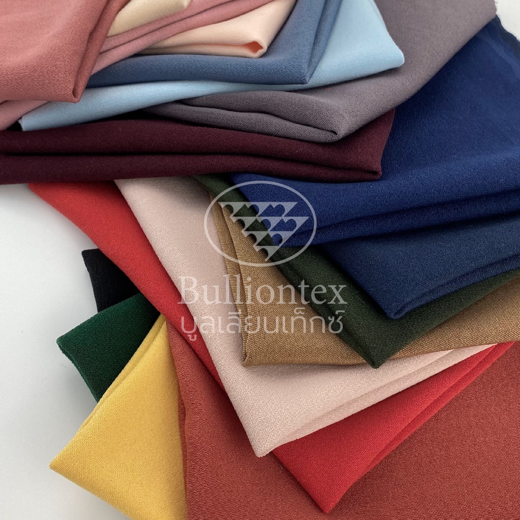 ผ้าฮานาโกะ Hanako ผ้าตัดกางเกงสุดฮิต ตัดเดรส เนื้อนุ่ม หนา ไม่ต้องใส่ซับ ขนาด 1 หลา