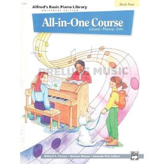 (โค้ดINCSM2Lลด70฿) Alfreds Basic All-in-One Course Universal Edition, Book 4 00-14517