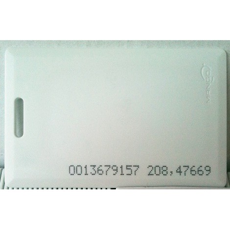 บัตรคีย์การ์ด Mango ชนิดหนา 1.8 มิล 125Khz ใช้ได้กับทุกรุ่น จำนวน 100 ...