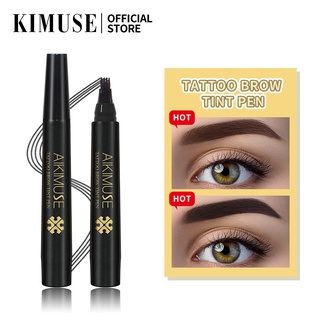 Kimuse Brand ดินสอเขียนคิ้ว 4 หัวกันน้ําติดทนนาน