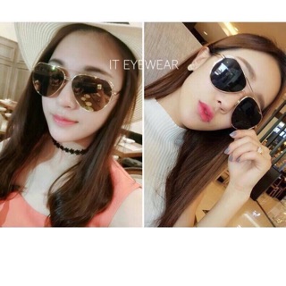 แว่นกันแดด ทรงใหม่  Linda Farrow sunglasses กัน UV 400  งานพรีเมี่ยม กรอบเป็นโลหะ ไม่หนักนะคะ งานสวย