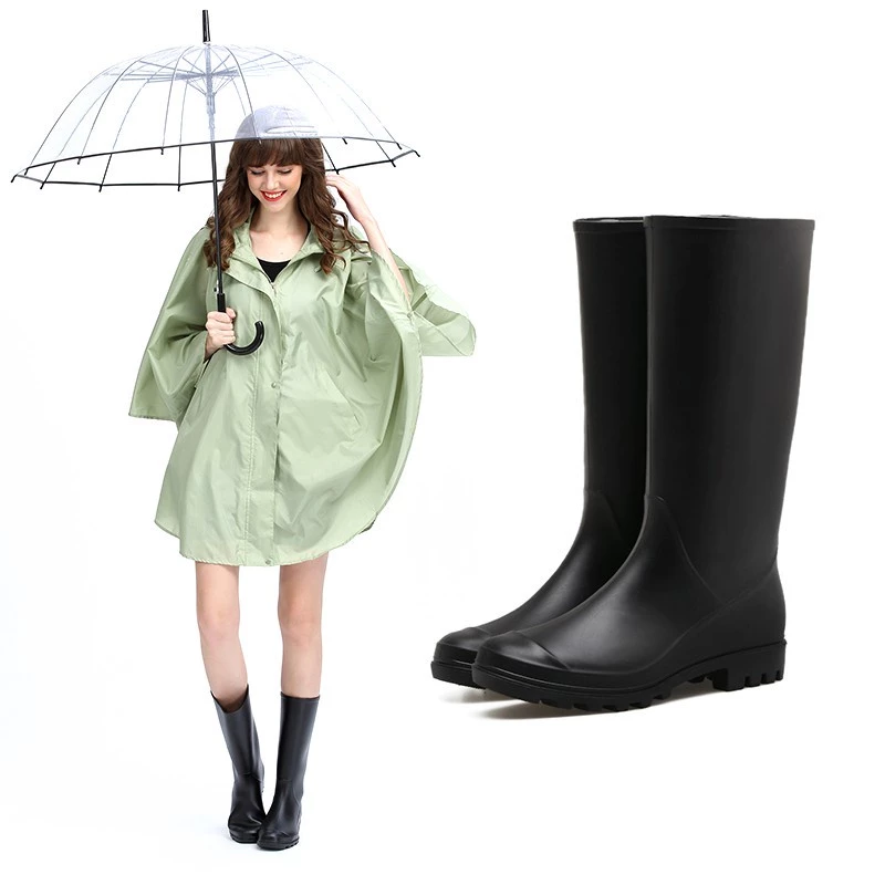 รองเท้าบูทกันฝนผู้หญิง ทรงสูง กันน้ำ กันลื่น thumbnail 5