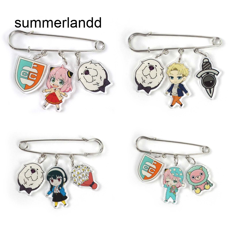 SL 1 ชิ้น SPY X FAMILY อะนิเมะเข็มกลัดอะคริลิค