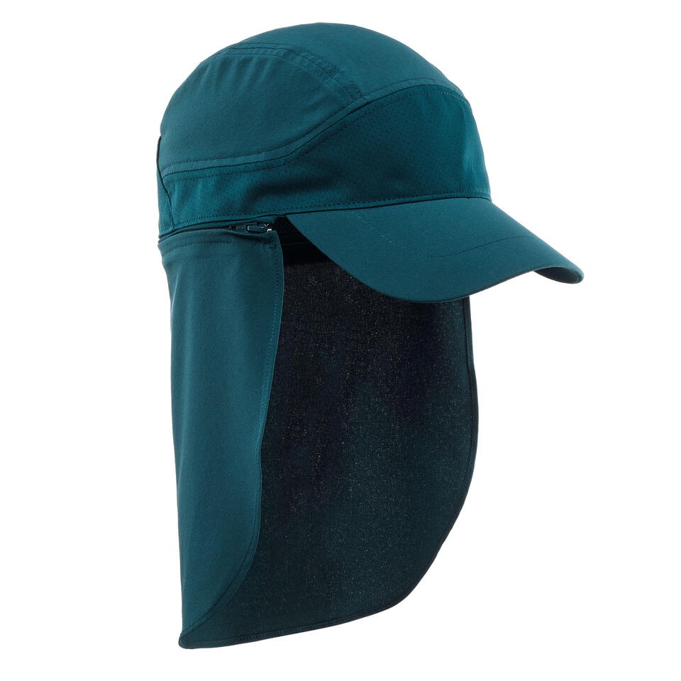 หมวกเดินป่าป้องกันรังสียูวีสำหรับเด็กผู้ชายรุ่น MH500 QUECHUA CHILDREN'S HIKING ANTI-UV CAP MH500