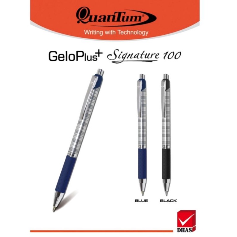 ปากกาลูกลื่น Quantum Gelo Plus Signature 100  1.0 มม.
