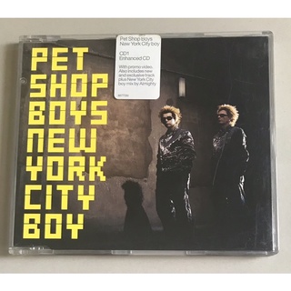 ซีดีซิงเกิ้ล ลิขสิทธิ์ มือ 2 สภาพดี...250 บาท “Pet Shop Boys” ซิงเกิ้ล "New York City Boy" แผ่นหายาก Made in EU