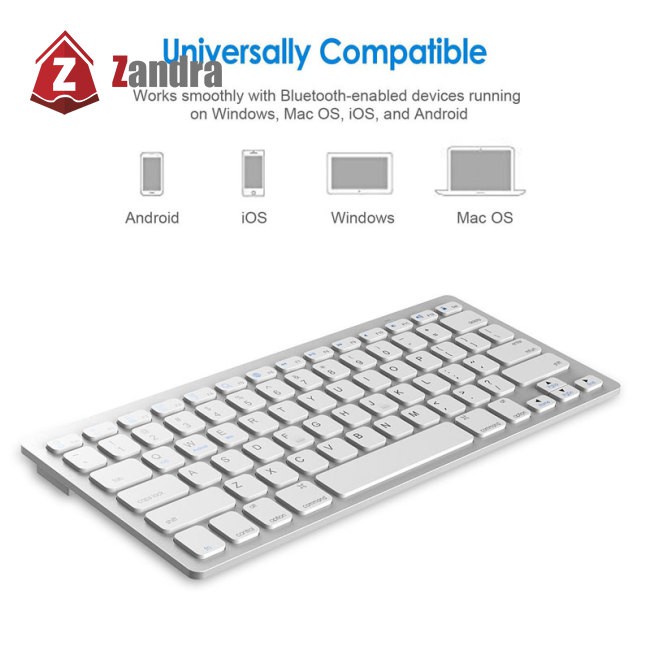 ZD Wireless Gaming Keyboard Computer Game Universal Bluetooth Keyboard ...