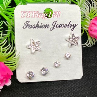 YYYing168| ต่างหู set 3 คู่ Cute earrings everyday look