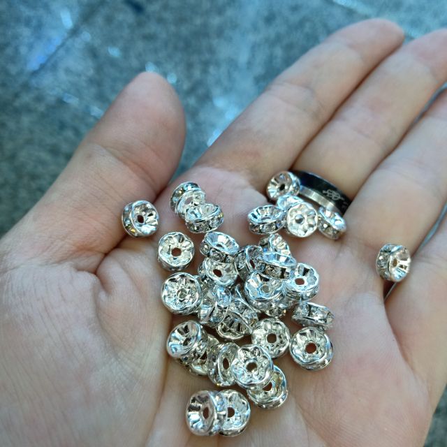 อุปกรณ์ตกแต่ง สร้อยข้อมือ ข้อเพชร ตัวคั่น กำไลข้อมือหิน *เกรดอย่างดี*