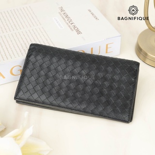 BOTTEGA LONG WALLET IN BLACK